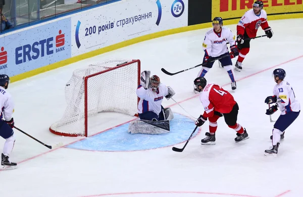 Ice Hockey 2017 World Championship Div 1 en Kiev, Ucrania —  Fotos de Stock