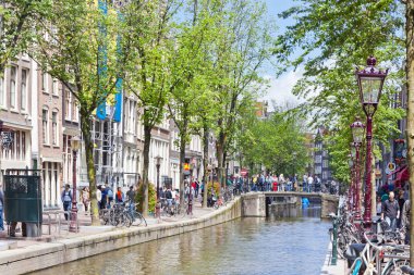 Amsterdam city, Hollanda sokaklarında