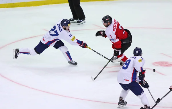 Campeonato Mundial de Hóquei no Gelo 2017 Div 1A em Kiev, Ucrânia — Fotografia de Stock