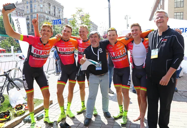 Cykling: Horisont Park Race Maidan i Kiev, Ukraina — Stockfoto