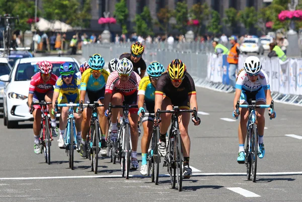 Cykling: Horisont Park Race kvinnor Challenge i Kiev, Ukraina — Stockfoto