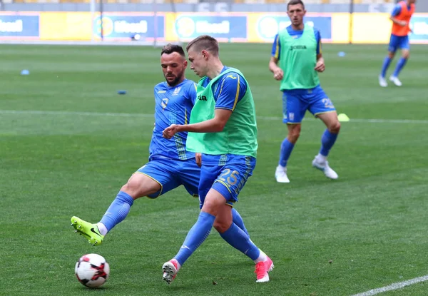 Session de formation de l'équipe nationale ukrainienne de football à Kiev — Photo