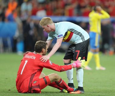UEFA Euro 2016: İsveç v Belçika