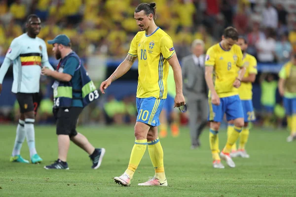 UEFA EURO 2016: Suecia / Bélgica —  Fotos de Stock