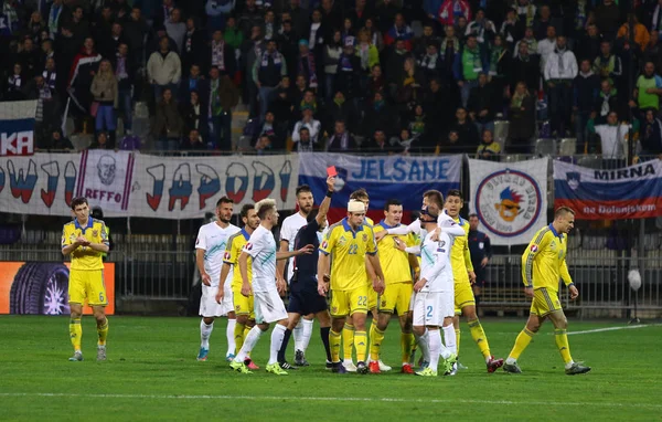 UEFA Euro 2016 Play-off για τελικό: v Σλοβενία Ουκρανία — Φωτογραφία Αρχείου