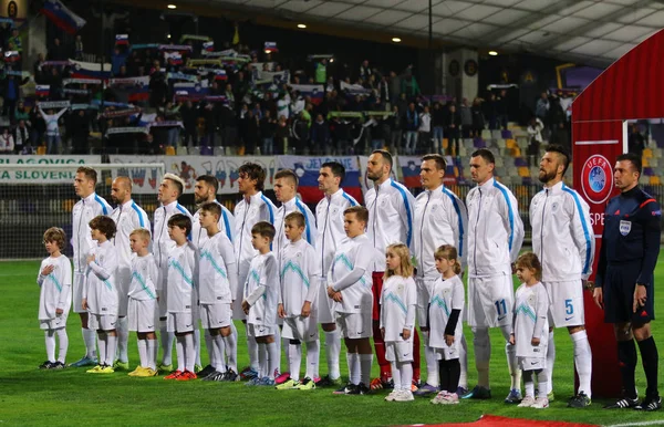 UEFA EURO 2016 Play-off para la final: Eslovenia v Ucrania — Foto de Stock