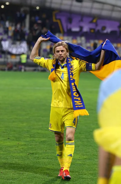 UEFA Euro 2016 Play-off Final: Slovenien v Ukraina — Stockfoto