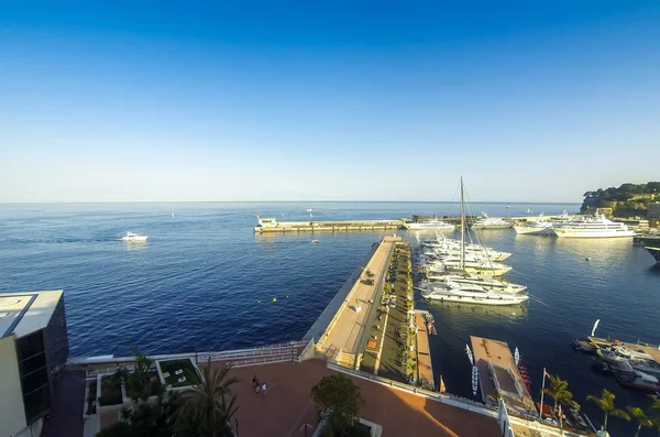 Námořního přístavu Monte Carlo, Monako — Stock fotografie