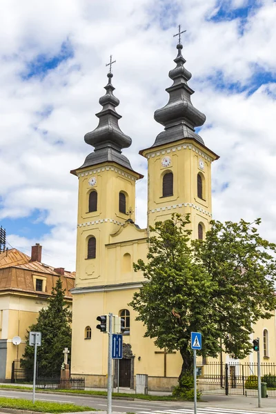 Церковь Рождества Пресвятой Богородицы в Михаловце, Словакия — стоковое фото