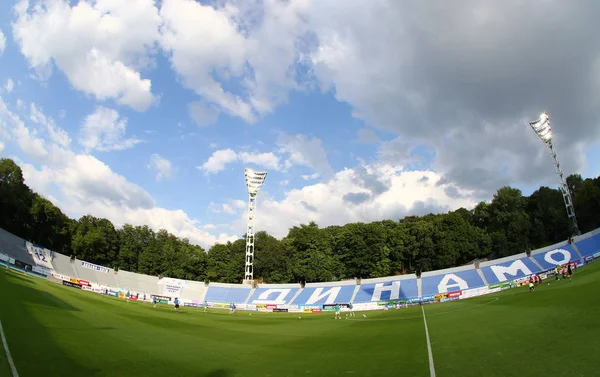 Dynamo Stadium prende il nome da Valeriy Lobanovskyi a Kiev — Foto Stock