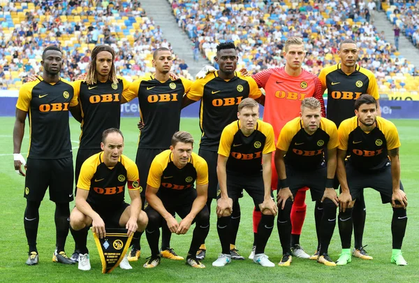 UEFA Bajnokok Ligája: Gyinamo Kijev v fiatal fiúk — Stock Fotó