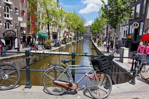 Red light district in amsterdam, Nederland — Stockfoto