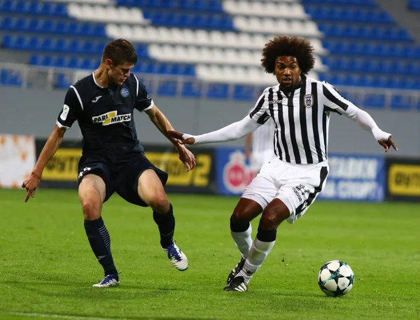 UEFA Europa League: Olimpik Donetsk przeciwko Paok — Zdjęcie stockowe