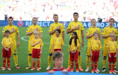 UEFA Euro 2016 oyun Ukrayna v Polonya