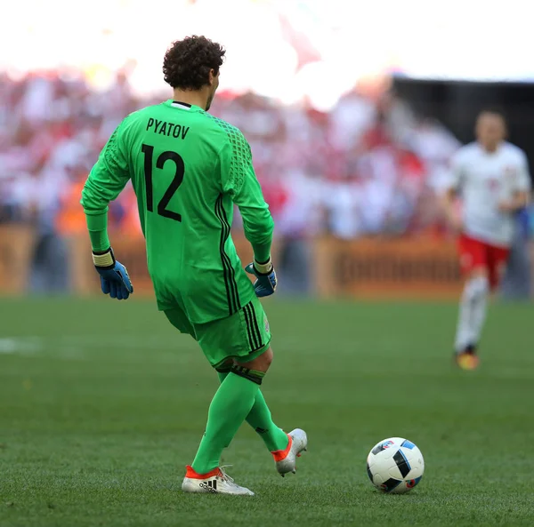 UEFA Euro 2016 oyun Ukrayna v Polonya — Stok fotoğraf