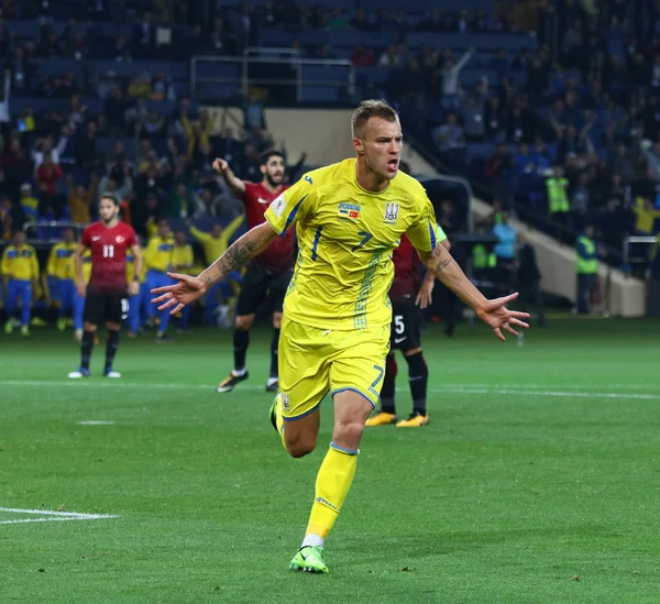 FIFA World Cup 2018 Ukraine vs Turkey in Kharkiv, Ukraine — Stock Photo, Image