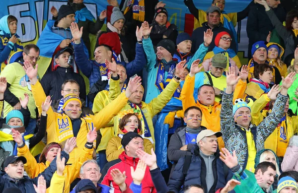 World Cup 2018 kwalificatie: IJsland v Oekraïne in Reykjavik — Stockfoto