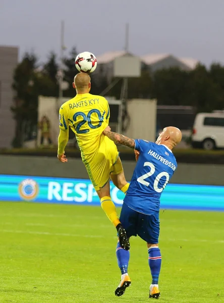 Dünya Kupası 2018 Yeterlik: İzlanda v Reykjavik Ukrayna'da — Stok fotoğraf