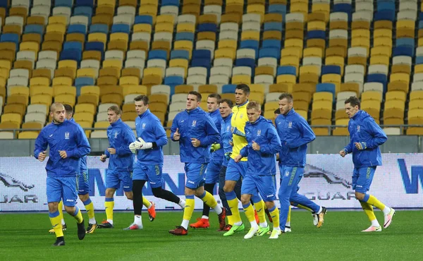 World Cup qualifying: Ukraine v Croatia in Kiev. Pre-match — Stock Photo, Image