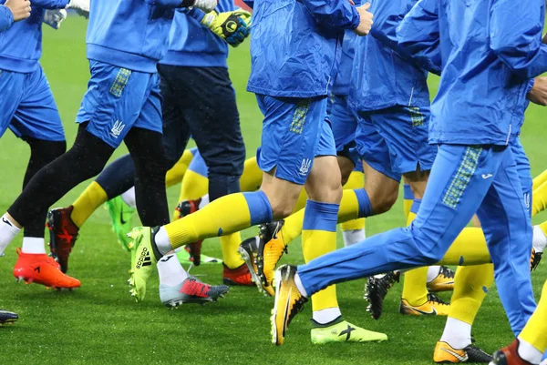 Qualificação da Copa do Mundo: Ucrânia v Croácia em Kiev. Pré-jogo — Fotografia de Stock