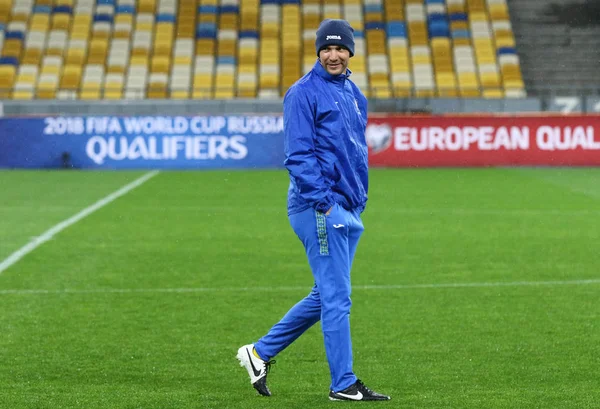 Clasificación de la Copa del Mundo: Ucrania v Croacia en Kiev. Pre-partido — Foto de Stock