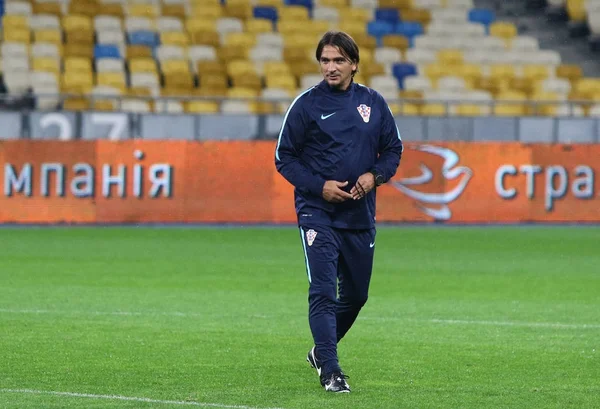 Clasificación de la Copa del Mundo: Ucrania v Croacia en Kiev. Pre-partido — Foto de Stock