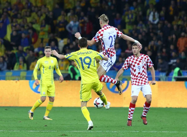 FIFA VM 2018 kvalificerande: Ukraina v Kroatien — Stockfoto