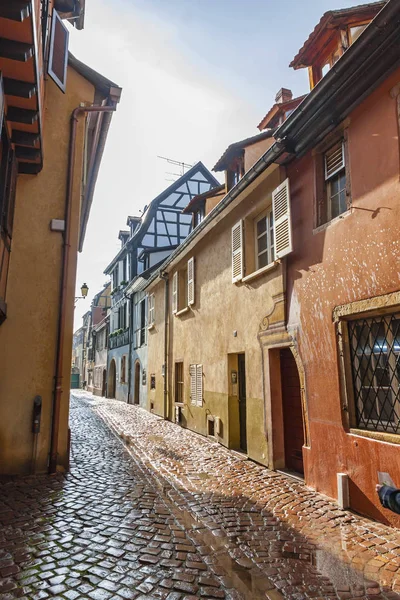 Street in Colmar city, Alsace, France — Stock Photo, Image