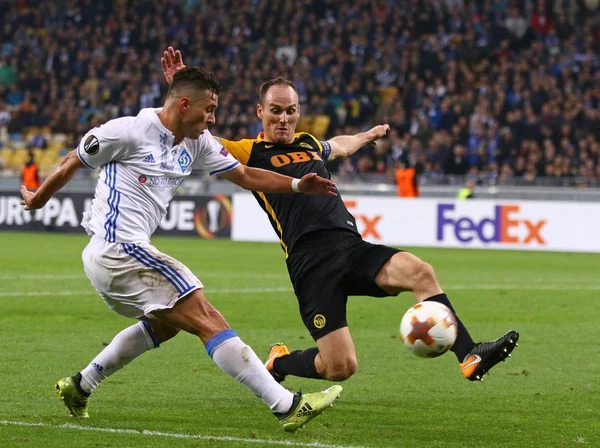 UEFA Europa League: Dynamo Kijów v Young Boys — Zdjęcie stockowe