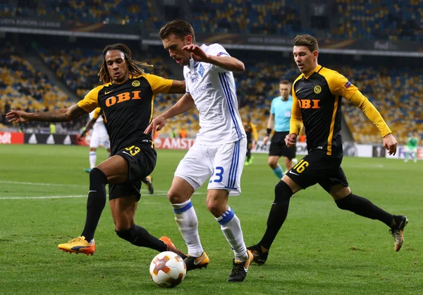 Liga Europa da UEFA: FC Dynamo Kyiv v Young Boys — Fotografia de Stock
