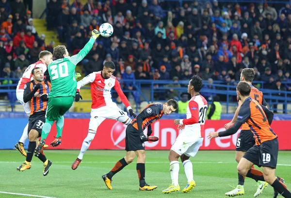 UEFA Champions League: Shakhtar Donetsk v Feyenoord — Stock Photo, Image