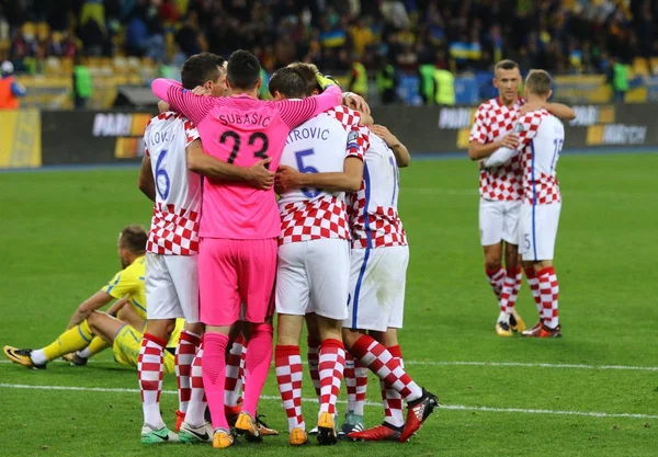 FIFA Copa del Mundo 2018 clasificación: Ucrania v Croacia — Foto de Stock