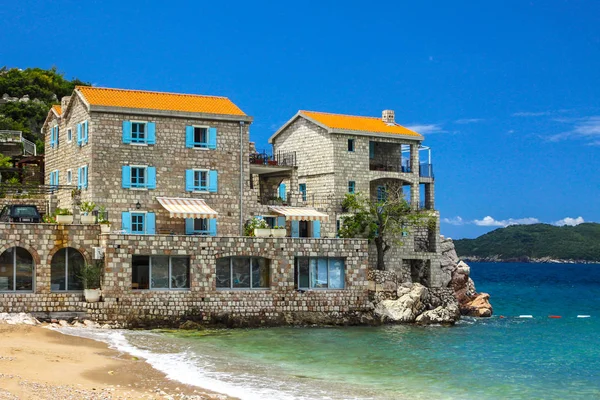 Riviera Adriatica, Spiaggia di Przno, Milocer, Montenegro — Foto Stock