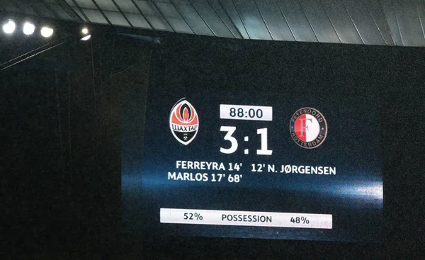 UEFA Champions League: Shakhtar Donetsk v Feyenoord — 스톡 사진