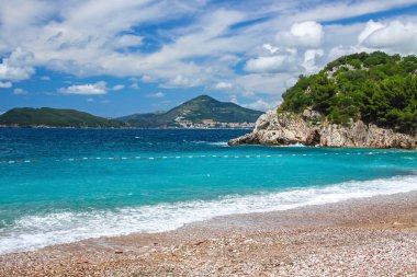 Milocer beach (Milocer plaza), Sveti Stefan, Karadağ