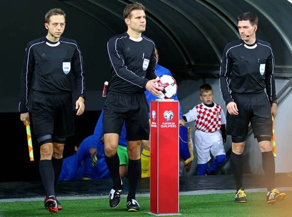 FIFA World Cup 2018 kwalificatie: Oekraïne v Kroatië — Stockfoto