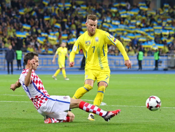 Προκριματικά Μουντιάλ 2018 FIFA: Ουκρανία v Κροατία — Φωτογραφία Αρχείου