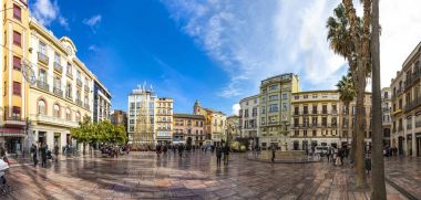 Main Square (Plaza de la Constitucion) Malaga, İspanya