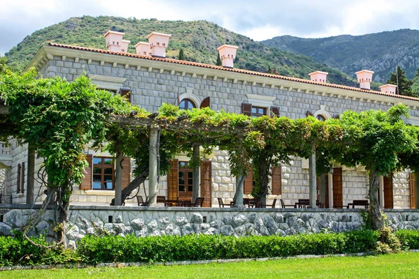 Villa Milassessing, Sveti Stefan, Montenegro — Foto de Stock