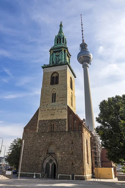 Kostel Panny Marie (marienkirche) v Berlíně, Německo — Stock fotografie