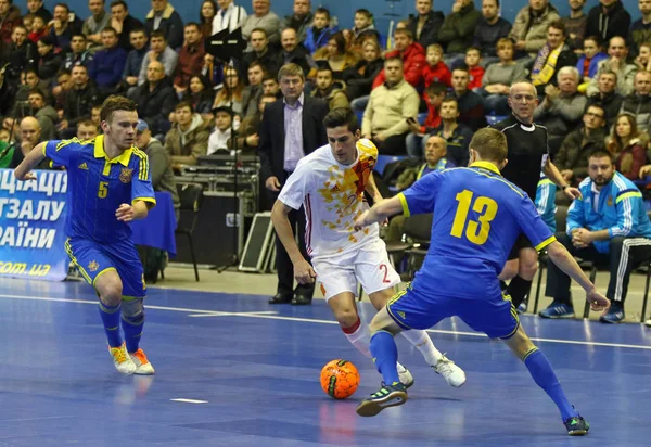 Match amical Futsal : Ukraine v Espagne à Kiev, Ukraine — Photo