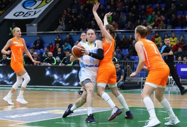 FIBA Womens EuroBasket 2019: Ukraine v Netherlands clipart