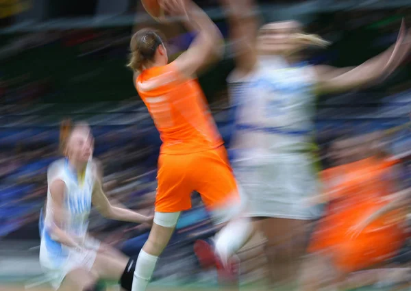 Fiba womens eurobasket 2019: Ukraine gegen Niederlande — Stockfoto