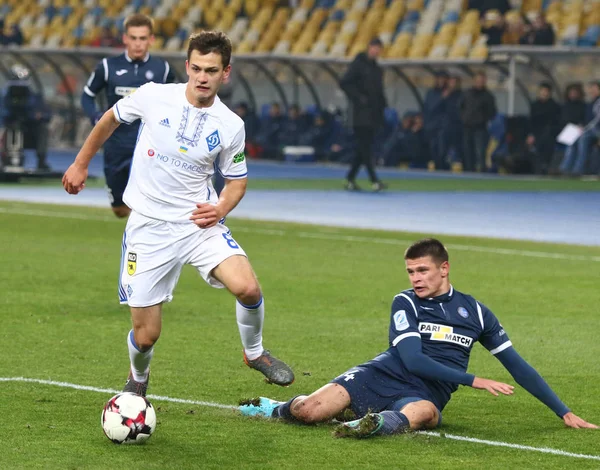 Premier League ucraniana: Dynamo Kyiv v Olimpik em Kiev — Fotografia de Stock