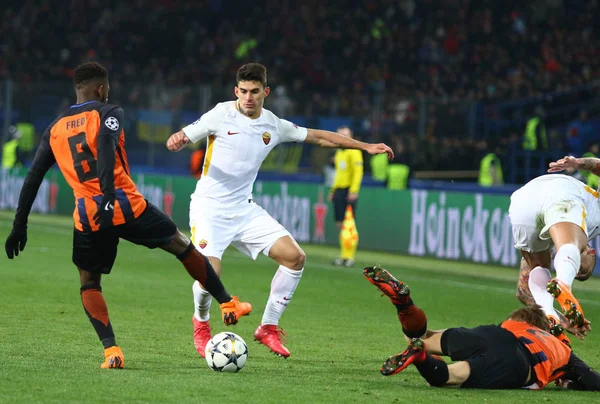 Liga Mistrzów: Shakhtar Donetsk przeciwko Roma — Zdjęcie stockowe
