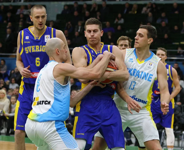 FIBA World Cup 2019 Qualifiers: Ukraine v Sweden in Kiev — Stock Photo, Image