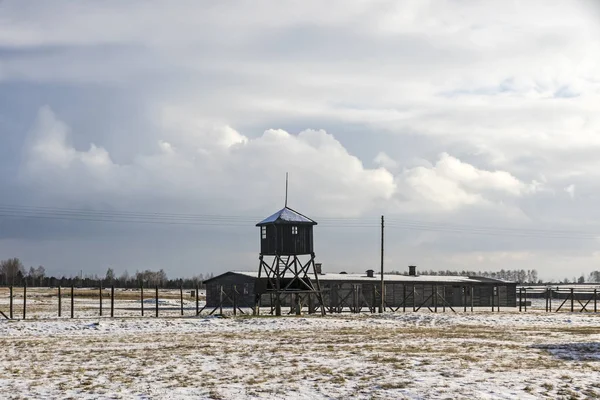 Campo de concentración de Majdanek en Lublin, Polonia — Foto de Stock