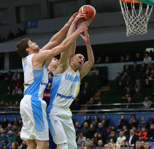 Qualificadores da Copa do Mundo de 2019 da FIBA: Ucrânia v Suécia — Fotografia de Stock