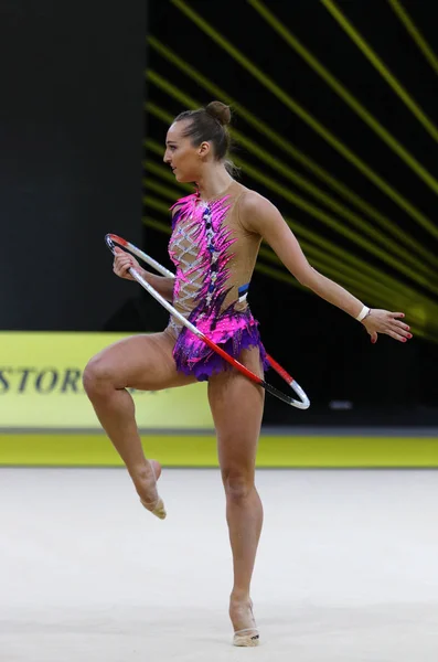 Rhythmic Gymnastics Grand Prix "Deriugina Cup" em Kiev, Ucrânia — Fotografia de Stock