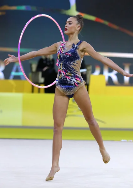 Rhythmic Gymnastics Grand Prix "Deriugina Cup" em Kiev, Ucrânia — Fotografia de Stock